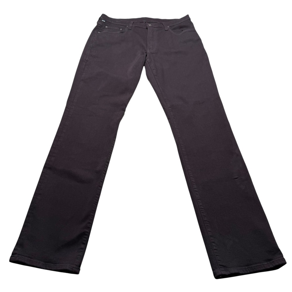 CITIZENS OF HUMANITY The Gage Pants Abyss Dark Brown Straight Leg Men's Size 32